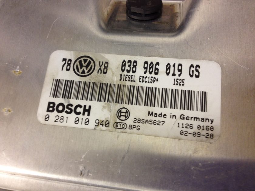 Lock Set VW Passat B5.5 1.9TDI 038906019 GS ECU