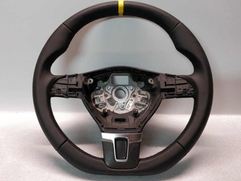 VW T5 Transporter Steering wheel Flat bottom 2009 Scirocco Golf GTI R-line Custom