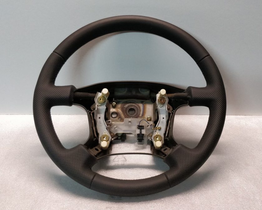 nissan steering wheel leather black Almera