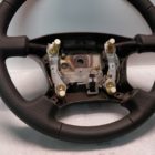 nissan steering wheel leather black Almera