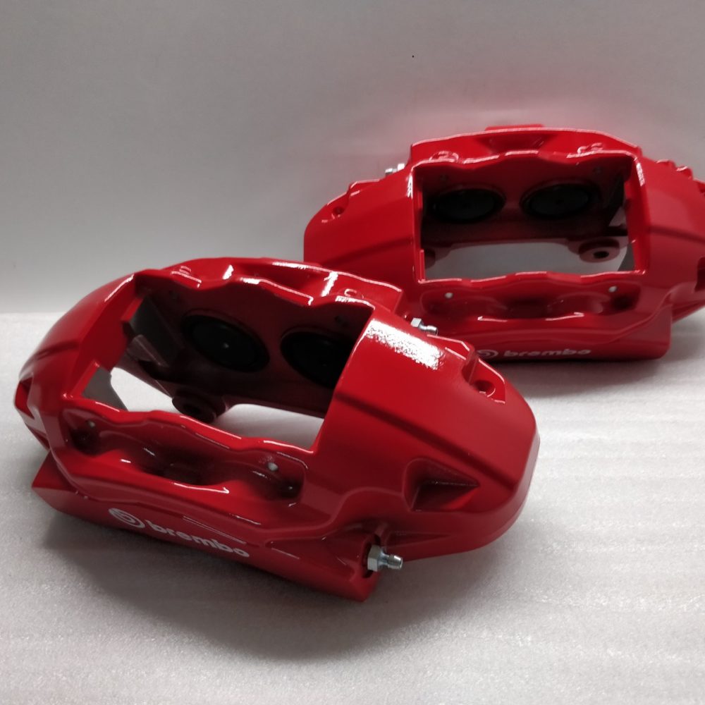 Brake Calipers Set For Hyundai Genesis Front Rear Brembo Red Kia Stinger Evolution Gt