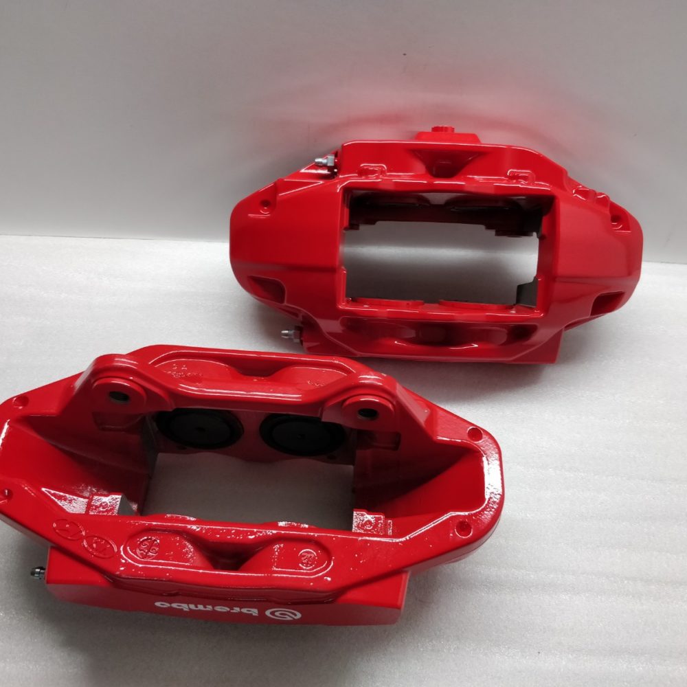 Brake Calipers Set For Hyundai Genesis Front Rear Brembo Red Kia Stinger Evolution Gt