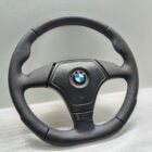 BMW e36 Z3 E34 leather steering wheel custom flat bottom 1092050 sport