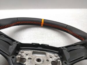 Transit Custom Sport steering wheel Flat New Leather Tuning Orane stitch