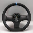 Ford Sierra Escort 90BB-3600-BA steering wheel cosworth leather custom flat