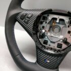 Steering wheel Facelift 2005+ BMW E60 E63 E61 m-sport 6058833 Carbon Flat