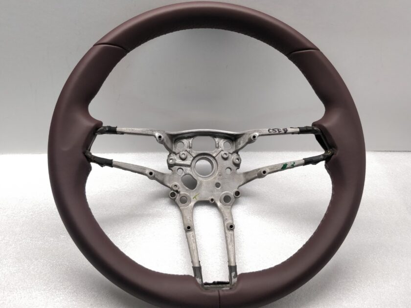 Brown Leather Porsche Steering wheel 911 992 Boxster Cayman 718 Cayenne Panamera