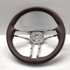 Brown Leather Porsche Steering wheel 911 992 Boxster Cayman 718 Cayenne Panamera