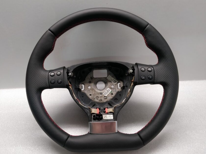VW steering wheel golf 5 Jetta Eos caddy Flat leather 1Q0419091