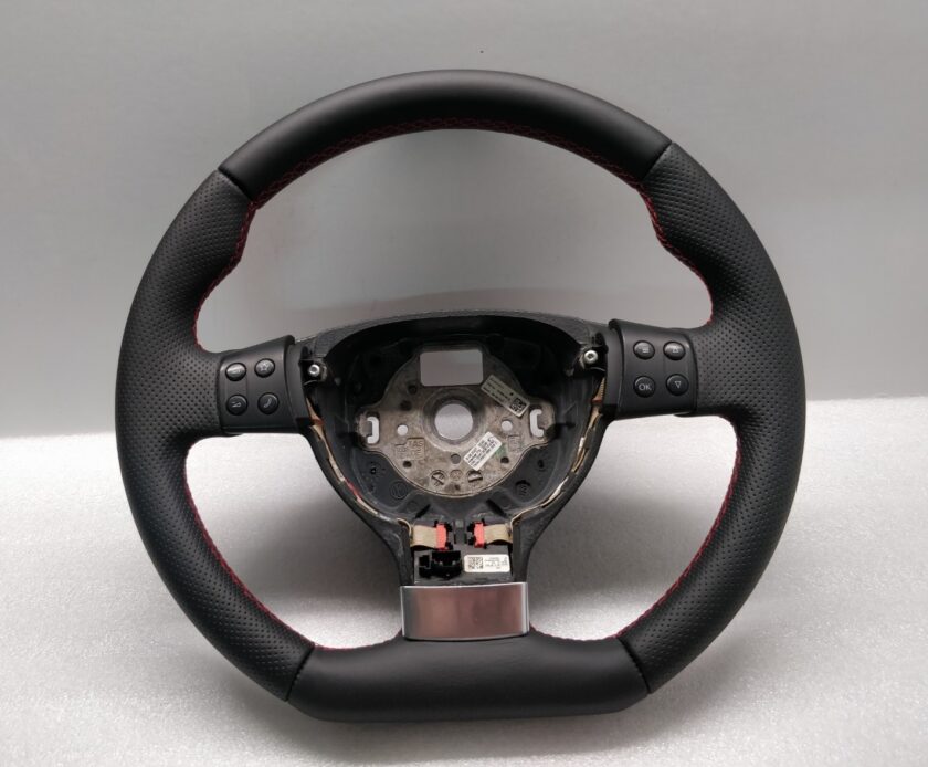 VW steering wheel golf 5 Jetta Eos caddy Flat leather 1Q0419091
