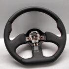 Mitsubishi Eclipse steering wheel New leather Flat Custom RED stitch 90-95