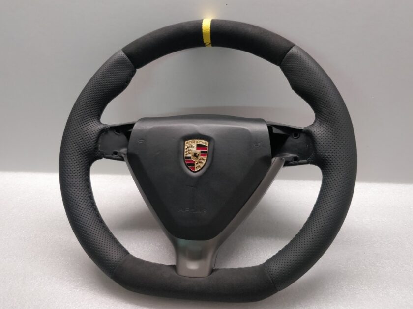 Porsche steering wheel 987 997 flat custom 997347804 04 alcantara 997.347.804.04