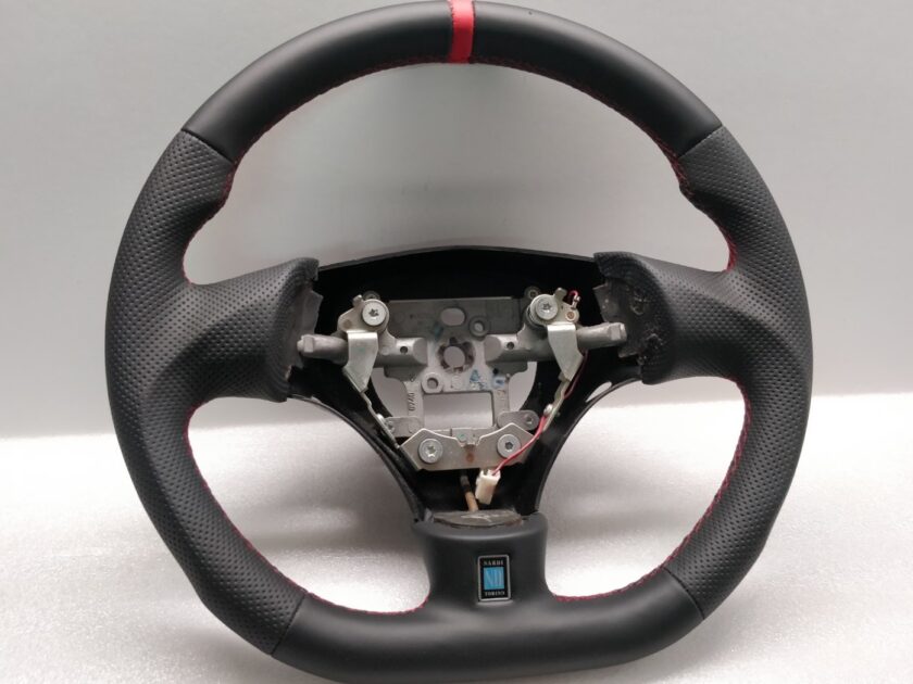 Mazda RX7 Steering wheel custom flat bottom Red Band FD3S