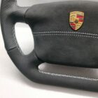 Porsche steering wheel 993347804 993 986 911 996 New leather Alcantara Flat Custom