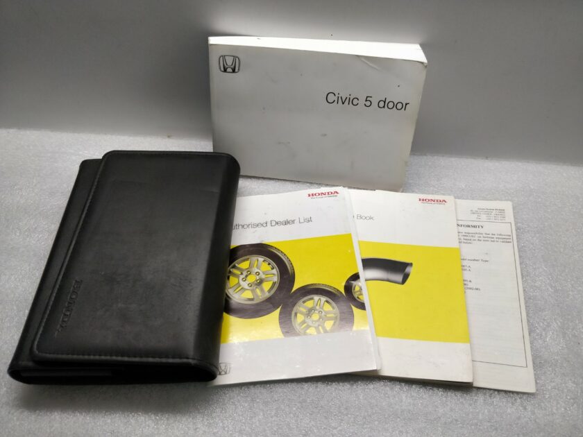 Honda Civic mk8 5dr owners handbook manuals 2007