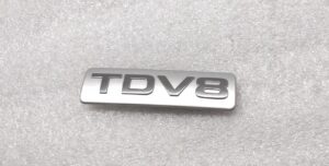 Badge TDV8 8H42-000A16-BA  C9A8A Range Rover L322 Land Rover