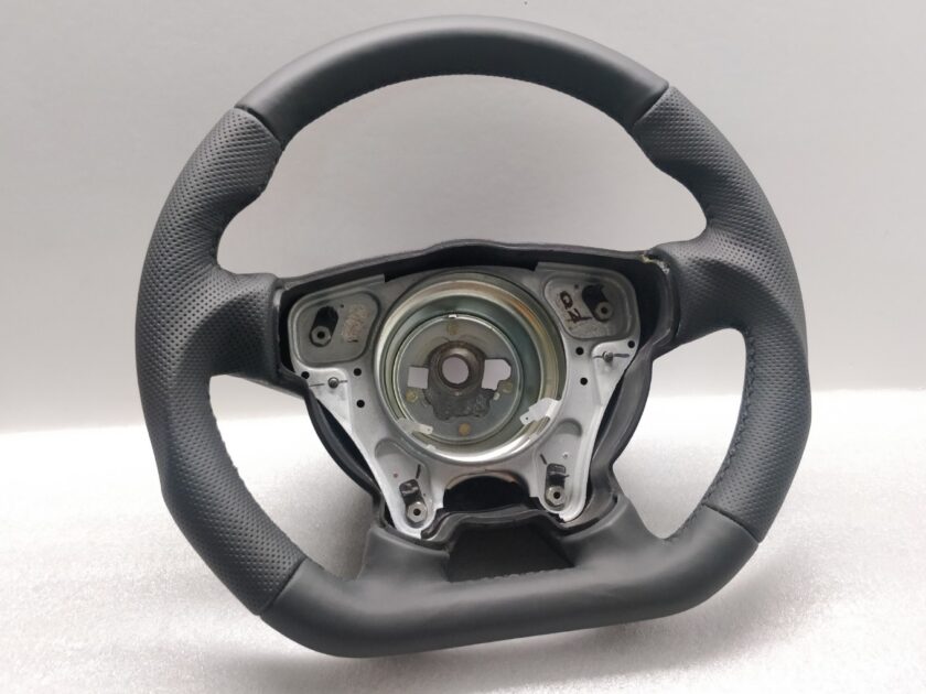Chrysler crossfire custom steering wheel flat black leather 1934600003