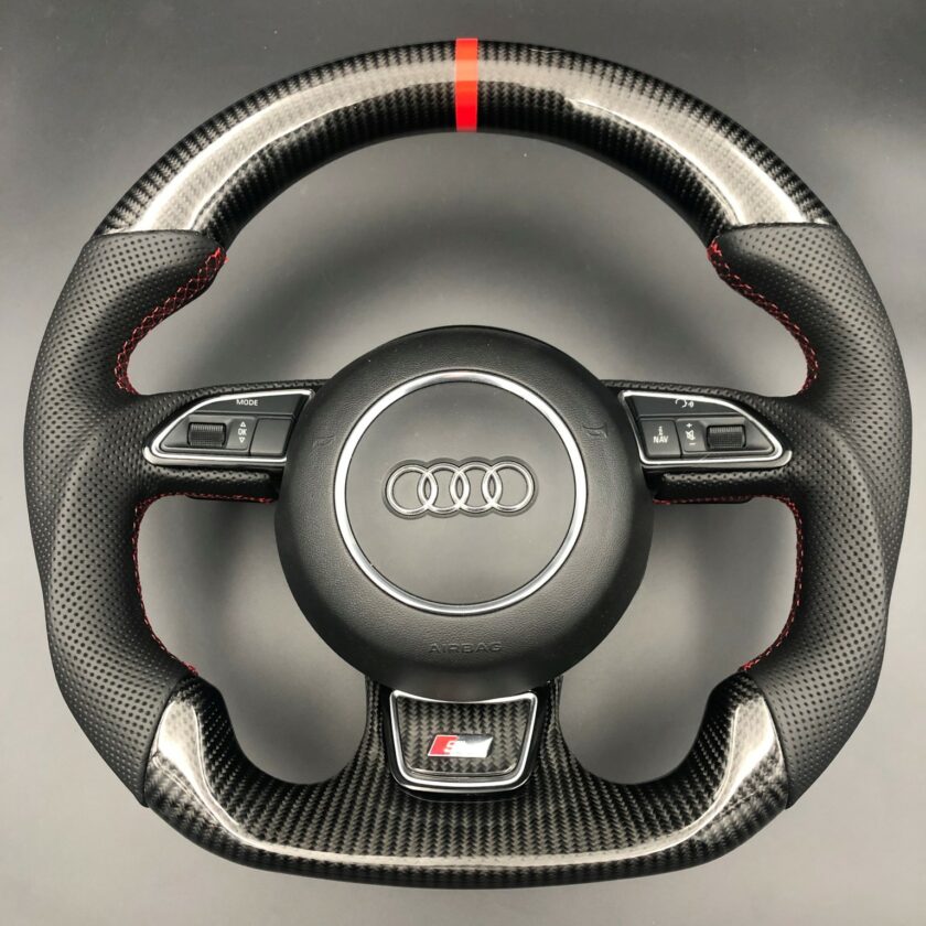 Audi steering wheel A6 rs3 CARBON CUSTOM A5 A8 A4 Q7 Q5