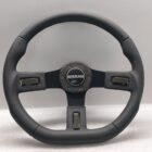 Nissan Patrol K160 steering wheel New Leather Custom Flat Safari Datsun 1989