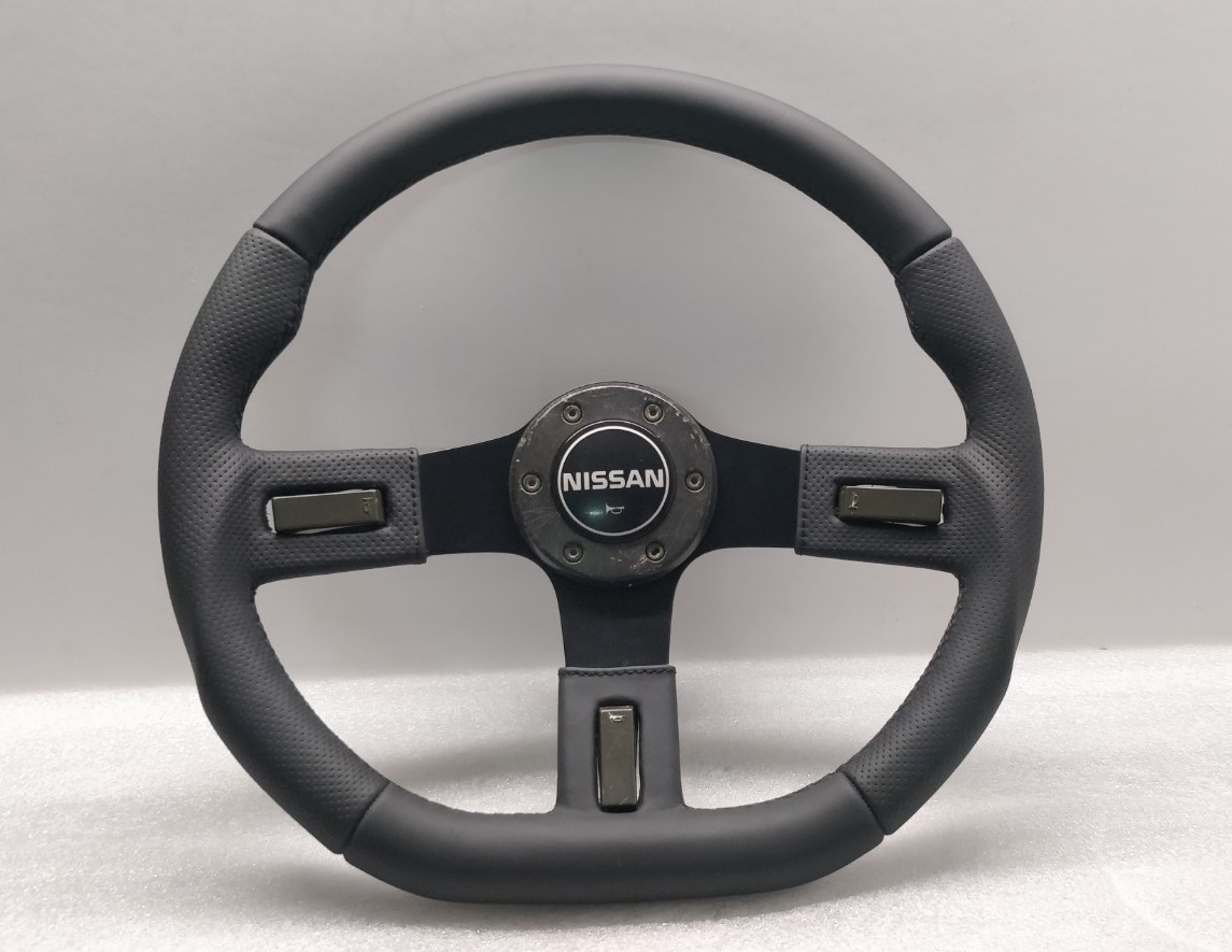 Nissan Patrol K160 steering wheel New Leather Custom Flat Safari Datsun 1989