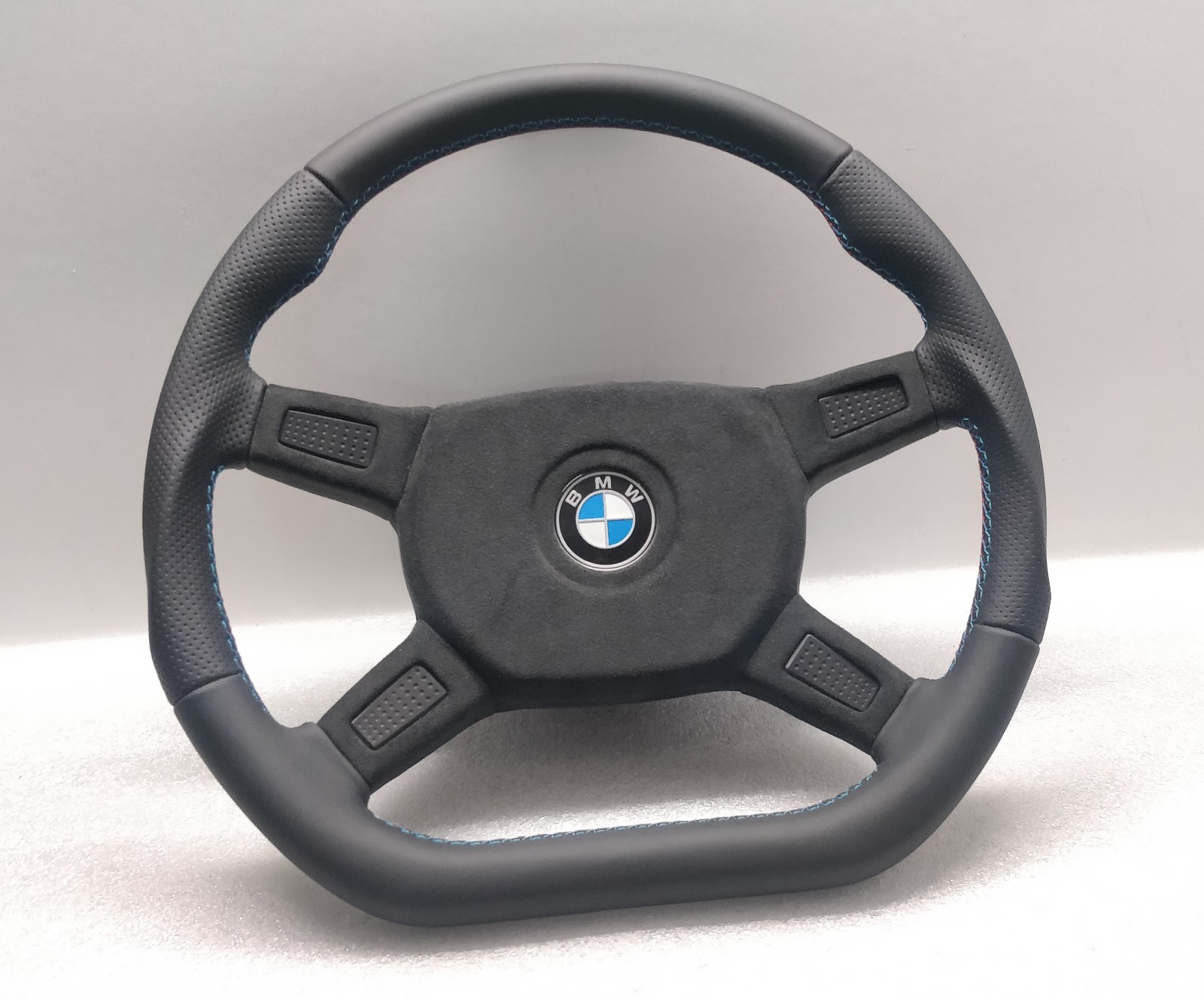 BMW Steering wheel E24 E28 E34 E32 E30 Flat Custom Alcantara