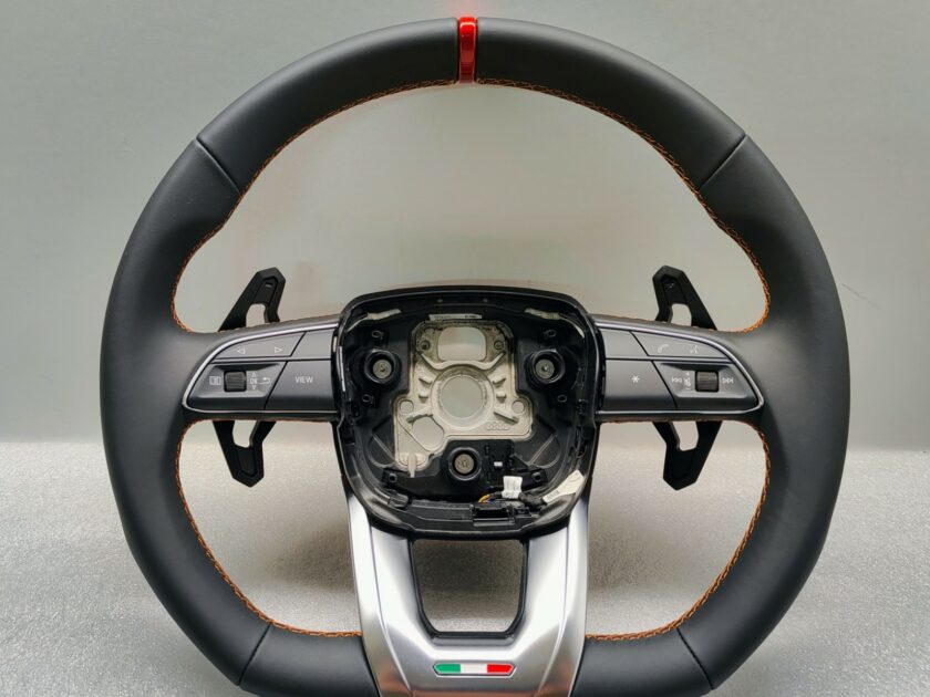 Lamborghini Urus Steering Wheel Orange + Red