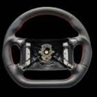 Porsche 964 Steering Wheel Flat Custom 944 928 Red Stitch