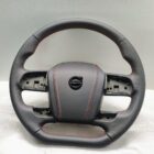 Volvo FH4 Truck steering wheel 23565879 New leather + red stitch Flat 3069989