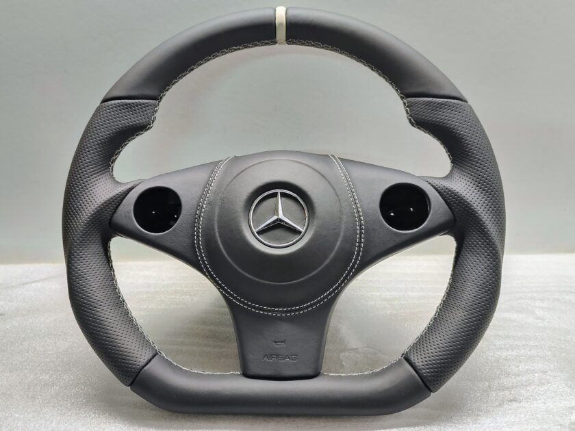 Mercedes SL R230 CLC Steering wheel Custom Flat A2304602218 W219 W209 CLK AMG