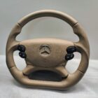 AMG steering wheel Tan Brown Custom Flat W209 CLK SL55 R230 W211 W218 Mercedes