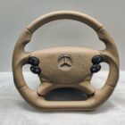 AMG steering wheel Tan Brown Custom Flat W209 CLK SL55 R230 W211 W218 Mercedes