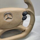 AMG steering wheel Tan Brown Custom Flat W209 CLK SL55 R230 W211 W218 Mercedes