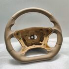 AMG steering wheel Tan Brown Custom Flat W209 CLK SL55 R230 W211 W218 Mercedes